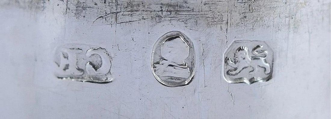 1802/1805 Fab Pair English Georgian Sterling Silver Shakers / Casters - 7