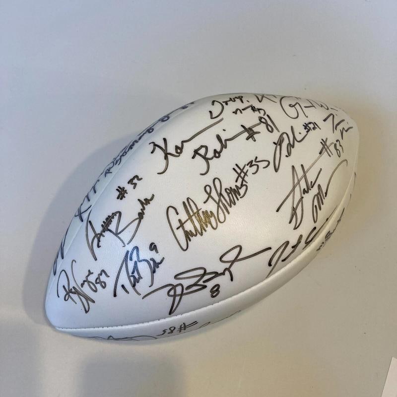 2001 NFL Rookies Multi Signed Football With 31 Signatures Including Drew Brees, Ladainian Tomlinson - 5