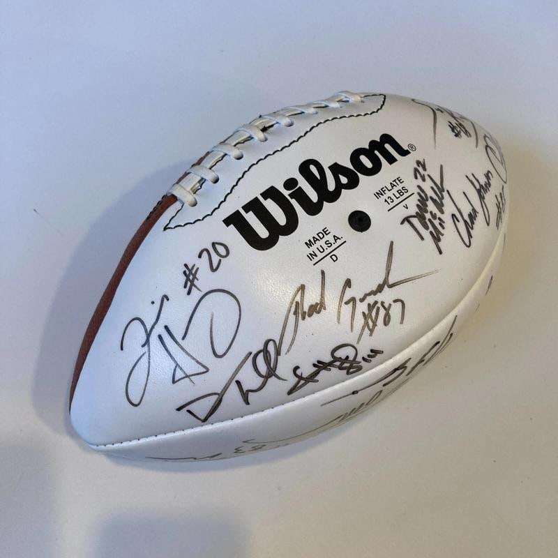 2001 NFL Rookies Multi Signed Football With 31 Signatures Including Drew Brees, Ladainian Tomlinson - 7
