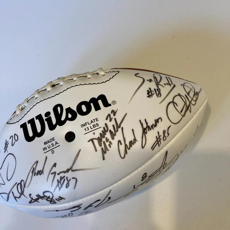 2001 NFL Rookies Multi Signed Football With 31 Signatures Including Drew Brees, Ladainian Tomlinson - 8