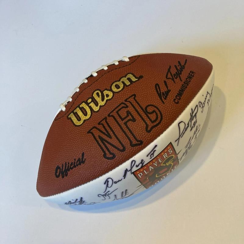 2001 NFL Rookies Multi Signed Football With 31 Signatures Including Drew Brees, Ladainian Tomlinson - 9