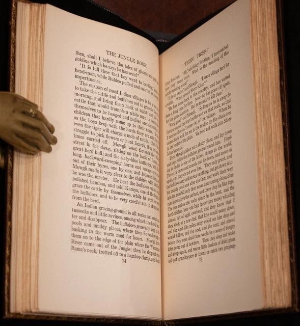 1914 The Works of Rudyard Kipling Limited Edition **Signed** Deluxe Leather - 14