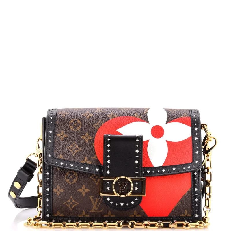 Louis Vuitton Dauphine Shoulder Bag Limited Edition Game On Monogram Canvas: Accessories: Extra Strap, With Strap Measurements: Handle Drop 10", Height 7", Width 9.5", Depth 5", Strap Drop 10-20" . Condition: Pre-owned - Good,Brand: Louis Vuitton,Exterior Material: Canvas