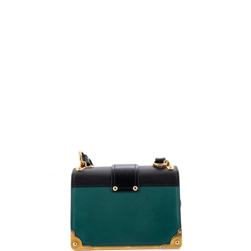 Prada Cahier Crossbody Bag Leather and Saffiano Leather Small - 3