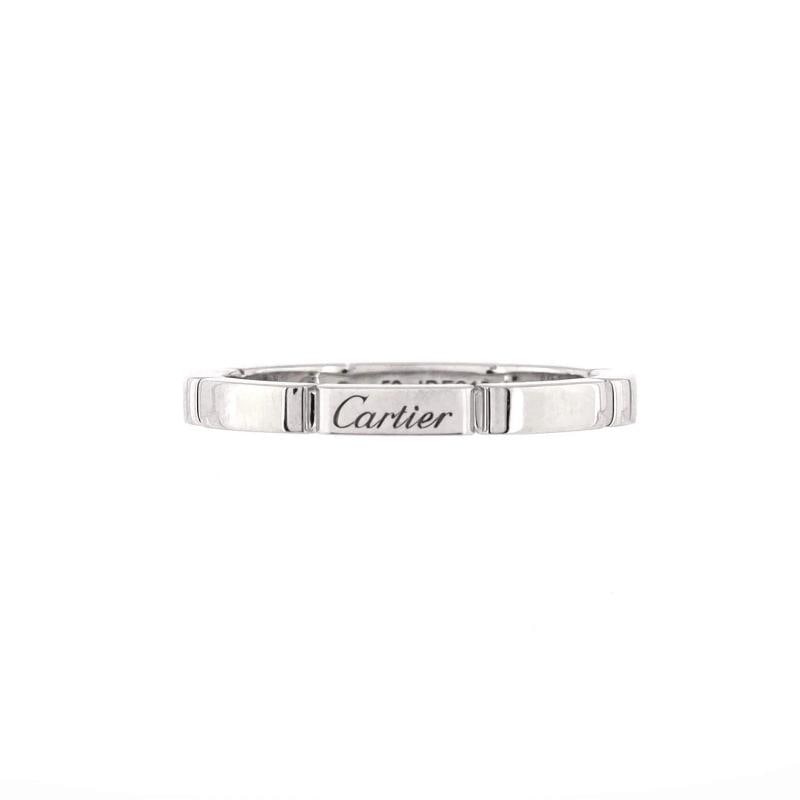 Cartier Maillon Panthere Band Ring 18K White Gold: Measurements: Size: 8.75 - 59, Width: 2.55 mm . Condition: Pre-owned - Good,Brand: Cartier,Main Stone: Unknown,Metal: 18K White Gold,Metal Purity: 18K,Ring Size: 8.75 - 59,Type: Ring,Color: White