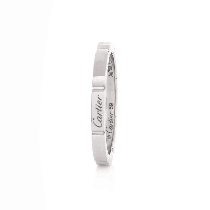 Cartier Maillon Panthere Band Ring 18K White Gold - 3