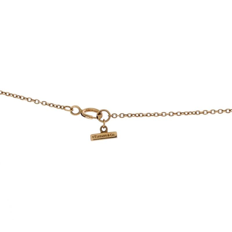 Tiffany & Co. T Circle Pendant Necklace 18K Yellow Gold with Onyx and Diamonds - 3