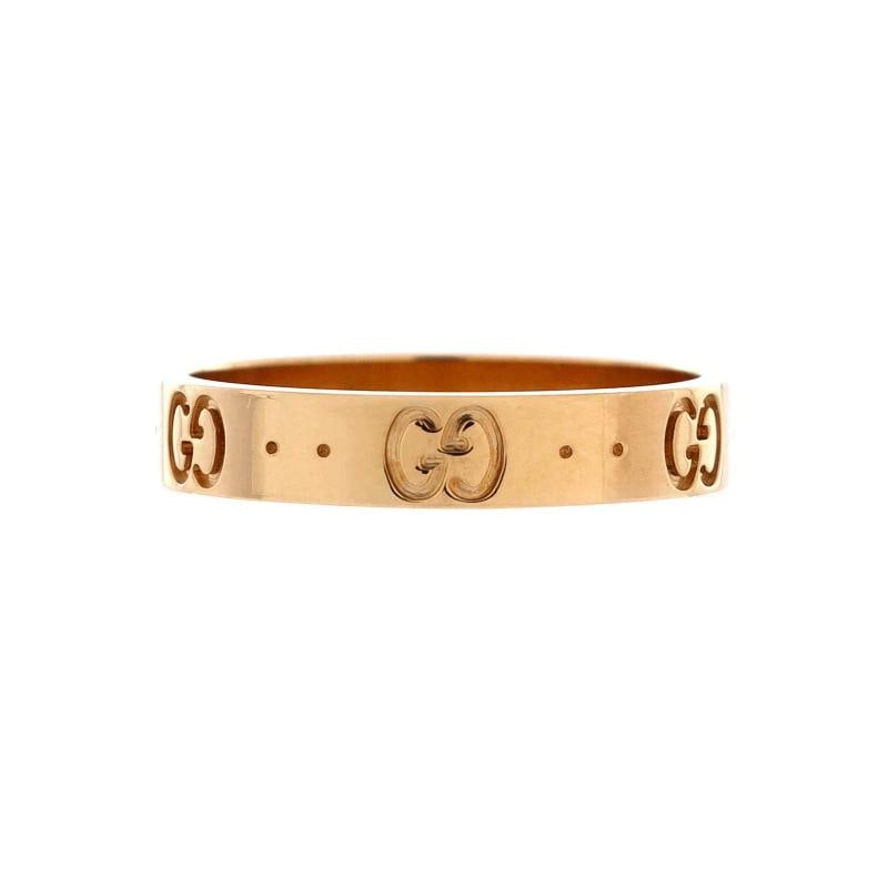 Gucci Icon Band Ring 18K Yellow Gold 4mm: Measurements: Size: 8, Width: 4.00 mm . Condition: Pre-owned - Good,Brand: Gucci,Main Stone: Unknown,Metal: 18K Yellow Gold,Metal Purity: 18K,Ring Size: 8,Type: Ring,Color: Yellow Gold,Style: 18K