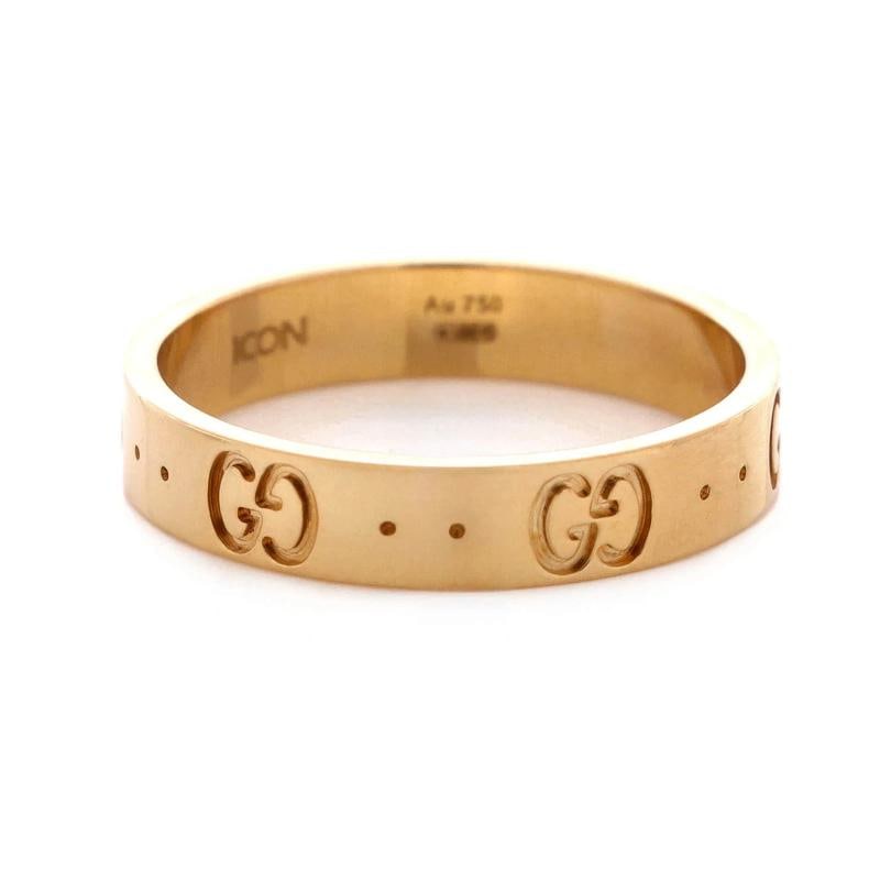 Gucci Icon Band Ring 18K Yellow Gold 4mm - 3