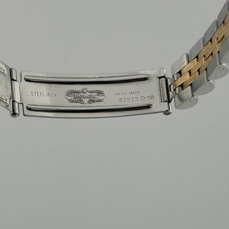 Rolex Ladies Date 6917 26mm Blue Tiffany & Co Stamped Dial 18k Yellow Gold Steel - 9