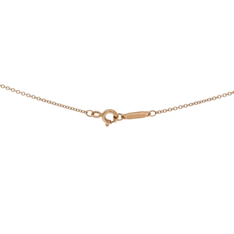 Tiffany & Co. Soleste Round Pendant Necklace Rose Gold with Diamonds - 4