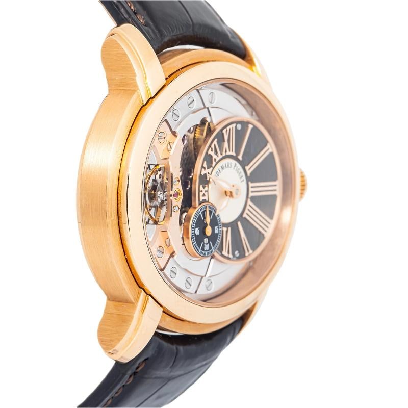 Audemars Piguet Millenary 15350OR.OO.D093CR.01 18k RG complete Skeleton Dial - 4