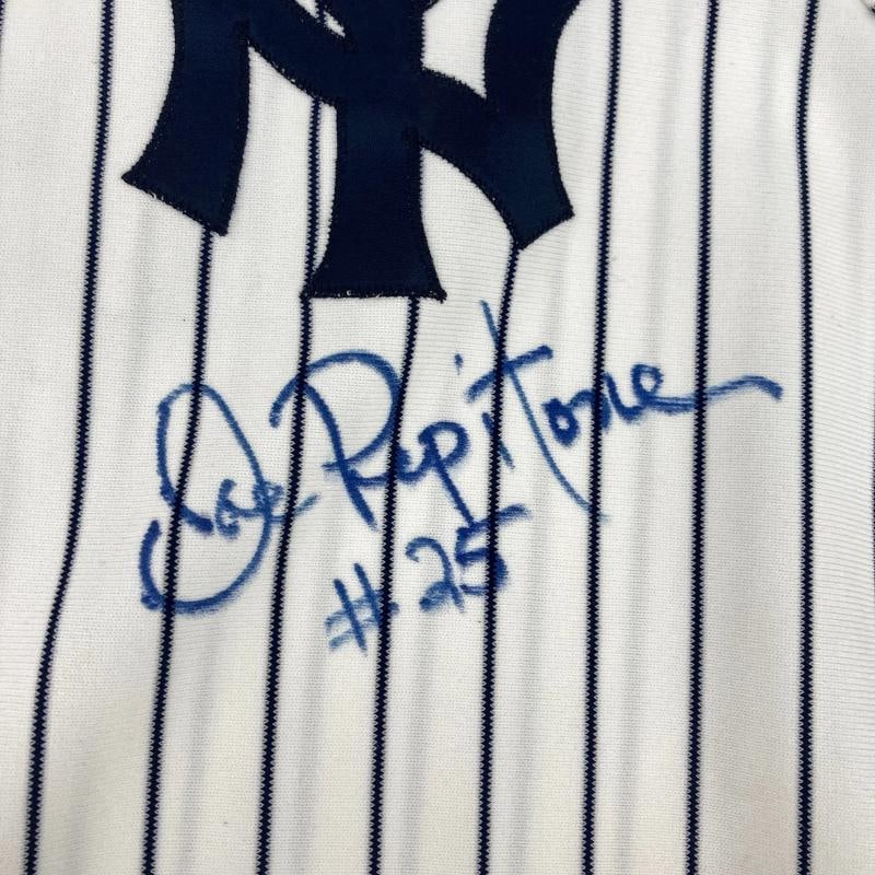 Joe Pepitone Signed 1981 Game Used New York Yankees Jersey Beckett Certified - 11