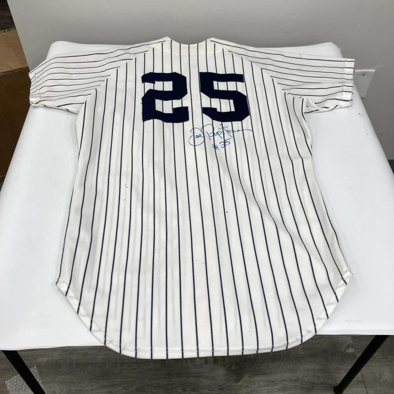 Joe Pepitone Signed 1981 Game Used New York Yankees Jersey Beckett Certified - 2