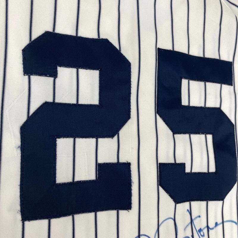 Joe Pepitone Signed 1981 Game Used New York Yankees Jersey Beckett Certified - 7