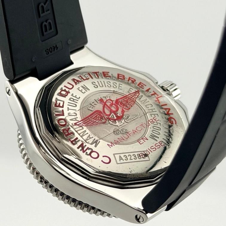 Breitling Superocean GMT A32380 41mm Black Dial Stainless Steel Box Papers - 3