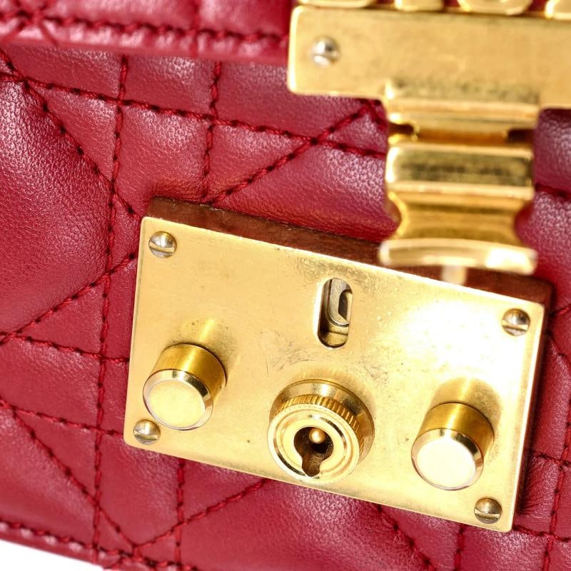 Christian Dior Dioraddict Flap Bag Cannage Quilt Lambskin Medium - 6