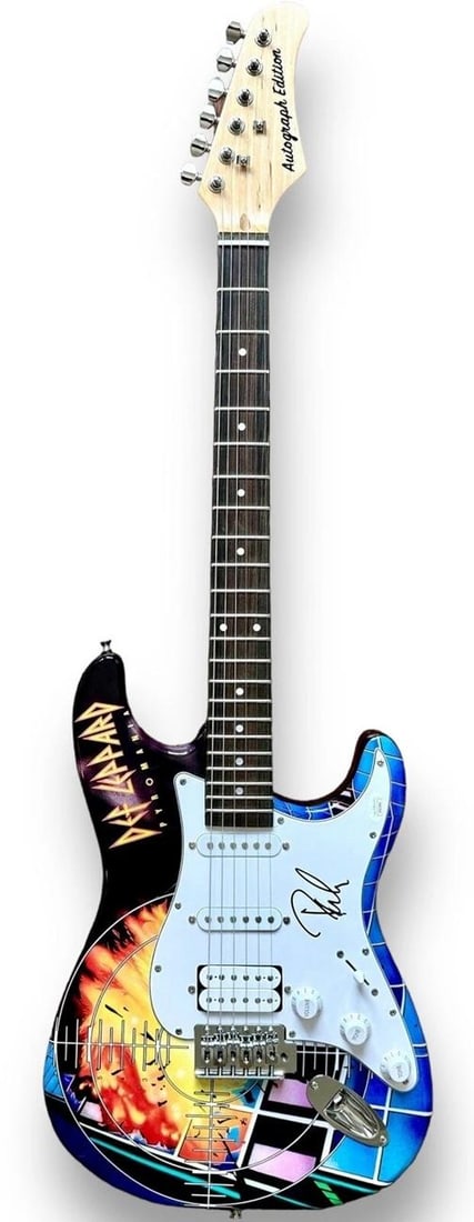 DEF LEPPARD Signed Guitar Lot 5 HOLY GRAIL COLLECTION JSA COA ELLIOTT COLLEN +3 - 10