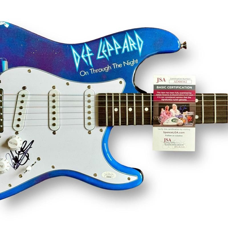 DEF LEPPARD Signed Guitar Lot 5 HOLY GRAIL COLLECTION JSA COA ELLIOTT COLLEN +3 - 13