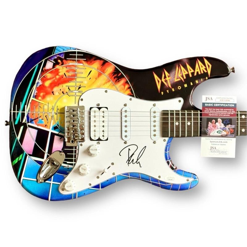 DEF LEPPARD Signed Guitar Lot 5 HOLY GRAIL COLLECTION JSA COA ELLIOTT COLLEN +3 - 3