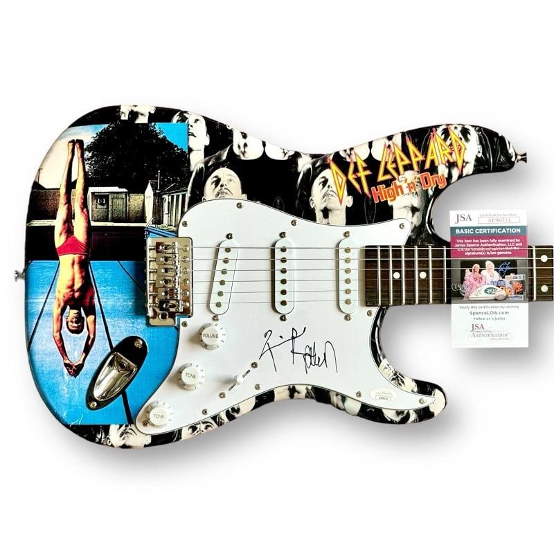 DEF LEPPARD Signed Guitar Lot 5 HOLY GRAIL COLLECTION JSA COA ELLIOTT COLLEN +3 - 4