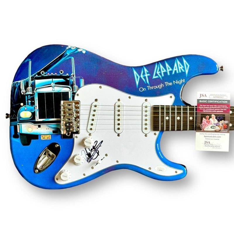 DEF LEPPARD Signed Guitar Lot 5 HOLY GRAIL COLLECTION JSA COA ELLIOTT COLLEN +3 - 5
