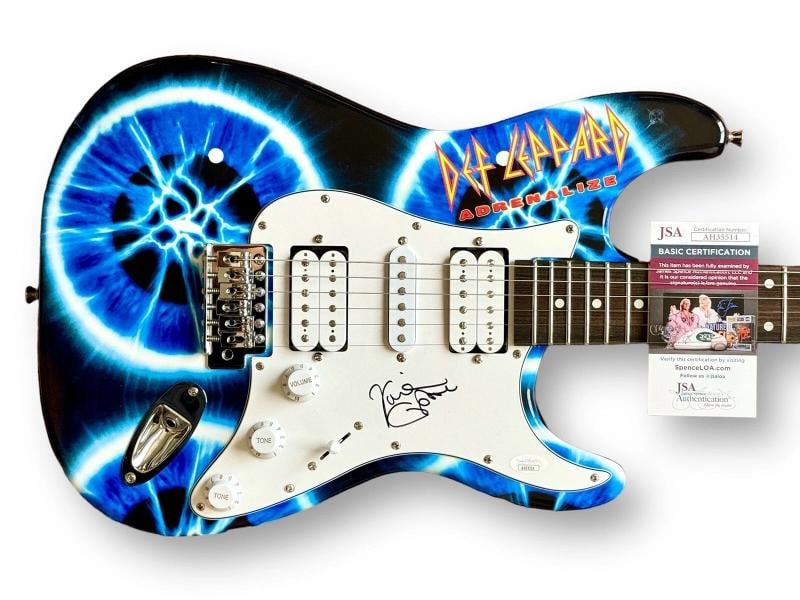 DEF LEPPARD Signed Guitar Lot 5 HOLY GRAIL COLLECTION JSA COA ELLIOTT COLLEN +3 - 6
