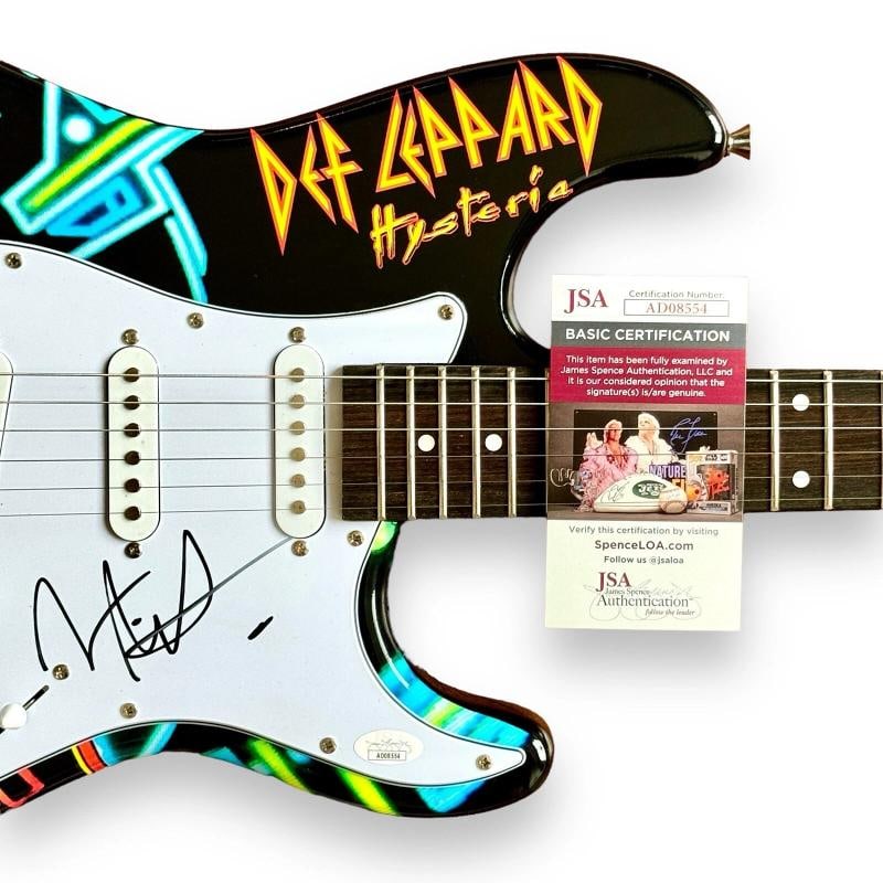 DEF LEPPARD Signed Guitar Lot 5 HOLY GRAIL COLLECTION JSA COA ELLIOTT COLLEN +3 - 7