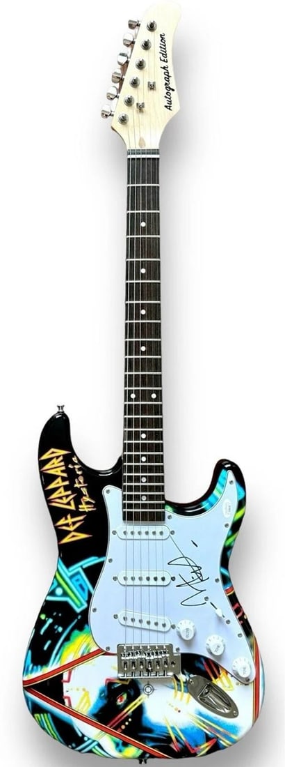 DEF LEPPARD Signed Guitar Lot 5 HOLY GRAIL COLLECTION JSA COA ELLIOTT COLLEN +3 - 8