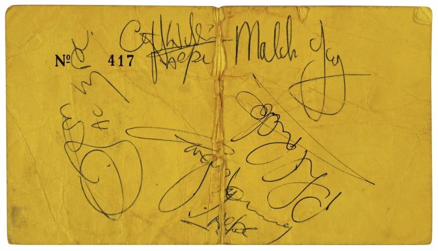 AC/DC Angus, Malcolm, Scott, Rudd & Williams Signed 3.25x6 1978 Ticket Pass JSA: Original/Reproduction: Original,Industry: Music,PRODUCT_COA: JSA,PRODUCT_SIGNED_BY_NAME: Angus Young, Malcolm Young, Bon Scott, Phil Rudd & Cliff Williams,PRODUCT_SIGNED_BY_BRAND: AC/DC,Country of