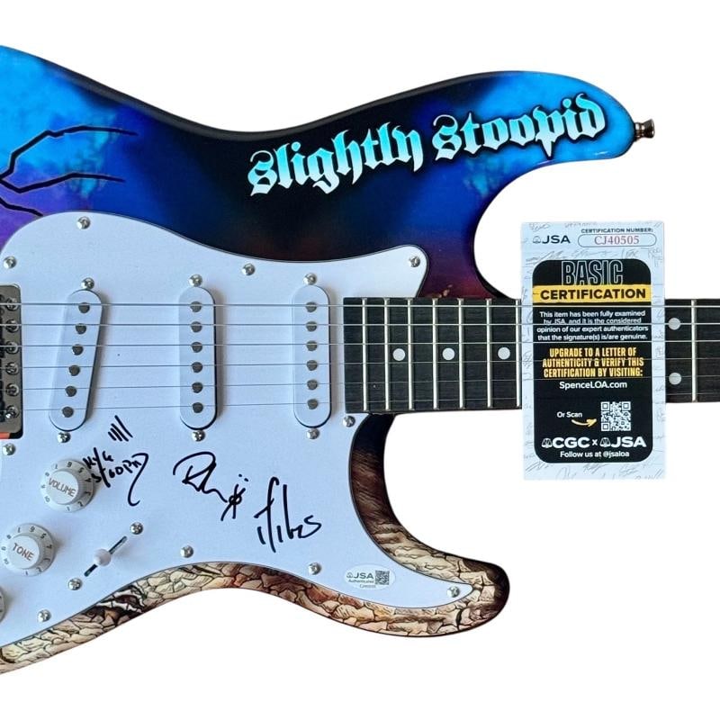 Slightly Stoopid Signed Guitar Custom JSA COA Miles Doughty Kyle Macdond Moran - 2