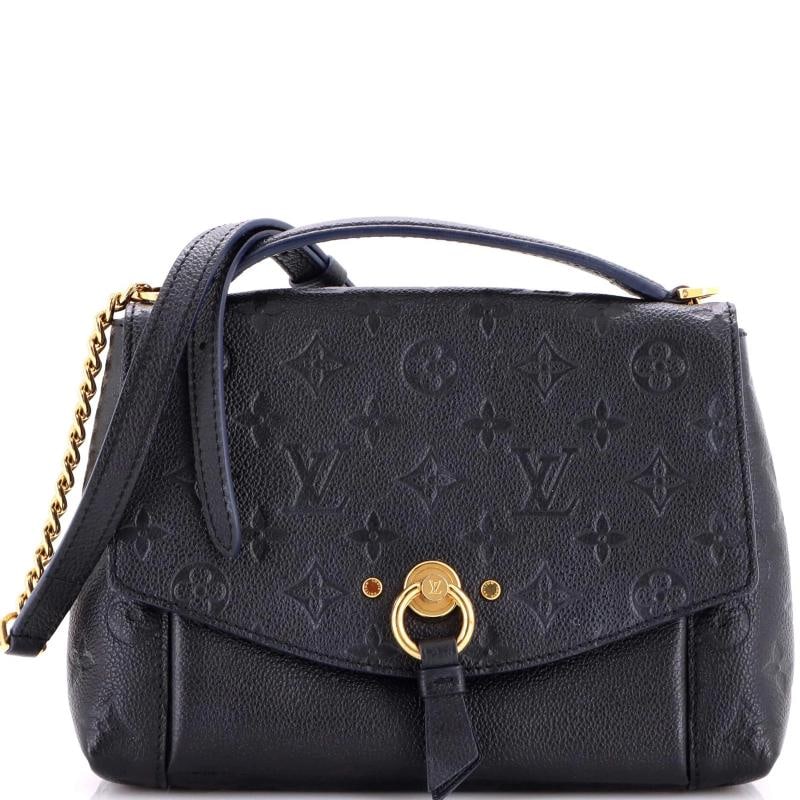 Louis Vuitton Blanche Handbag Monogram Empreinte Leather BB: Condition: Pre-owned - Excellent,Brand: Louis Vuitton,Exterior Material: Leather,Style: Shoulder Bags,Exterior Color: Black,Department: Women,Size: Bb
