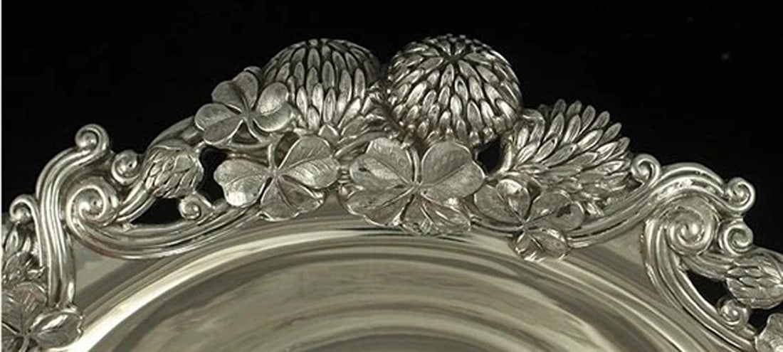 Gorgeous Antique Sterling Silver Tiffany Clover Bowls - 5