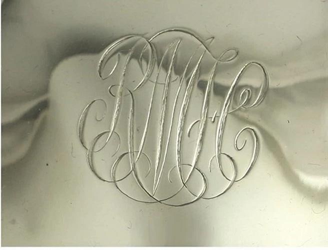 Gorgeous Antique Sterling Silver Tiffany Clover Bowls - 6
