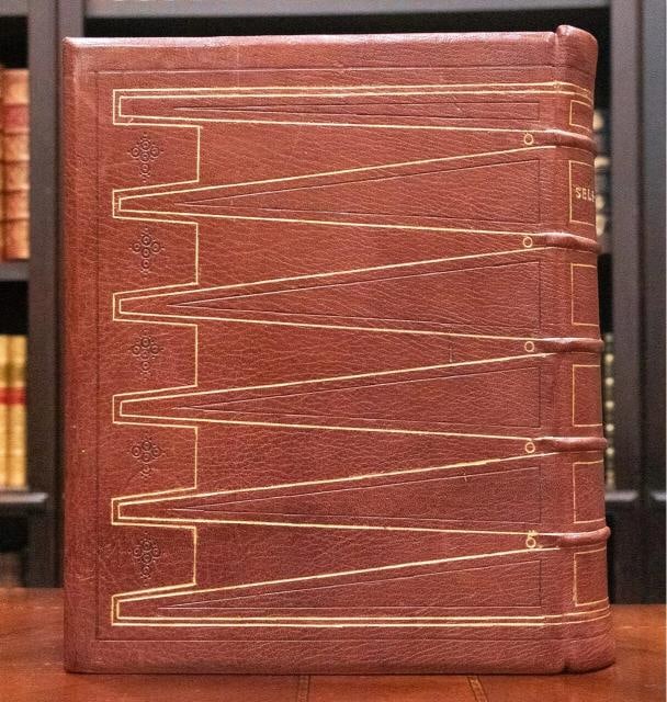 1868 Self-Interpreting Bible Large Family Bible 12" Tall Illustrated Fine Leathe - 4