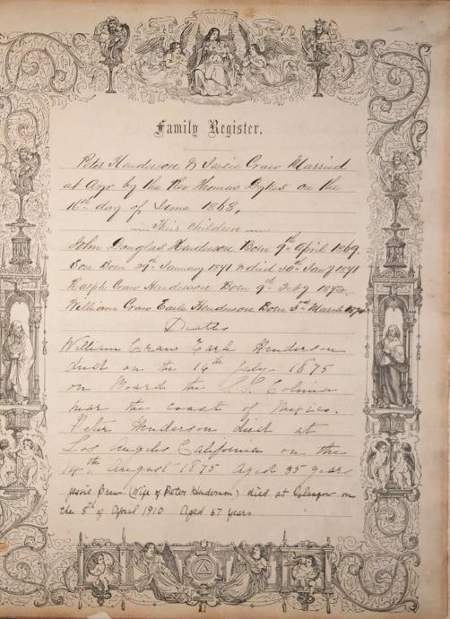 1868 Self-Interpreting Bible Large Family Bible 12" Tall Illustrated Fine Leathe - 8