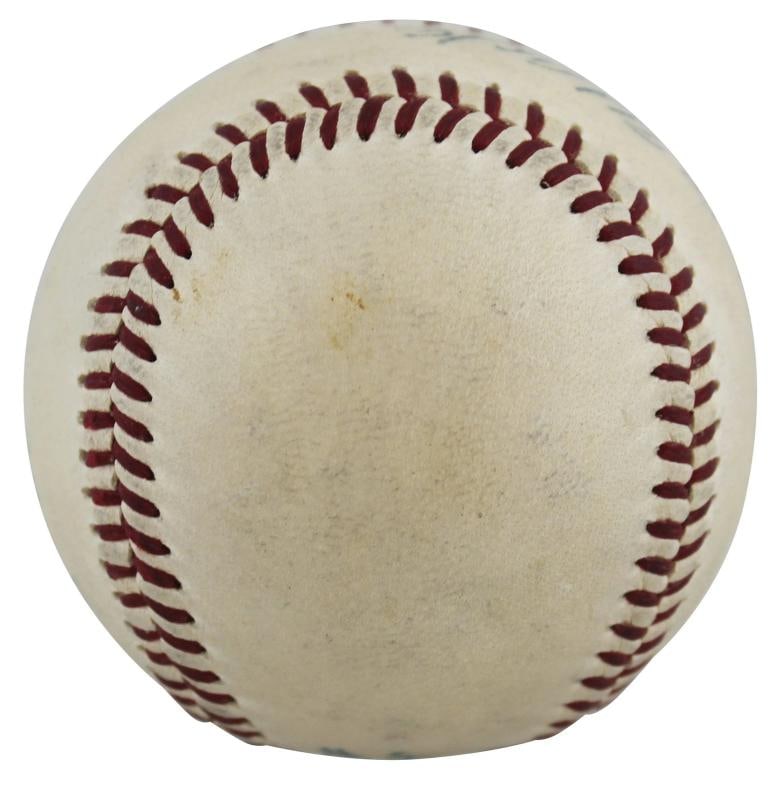 A's Connie Mack Authentic Signed Harridge Oal Baseball Autographed BAS #A40373 - 3