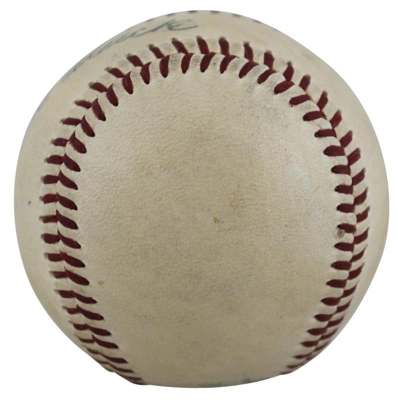 A's Connie Mack Authentic Signed Harridge Oal Baseball Autographed BAS #A40373 - 4