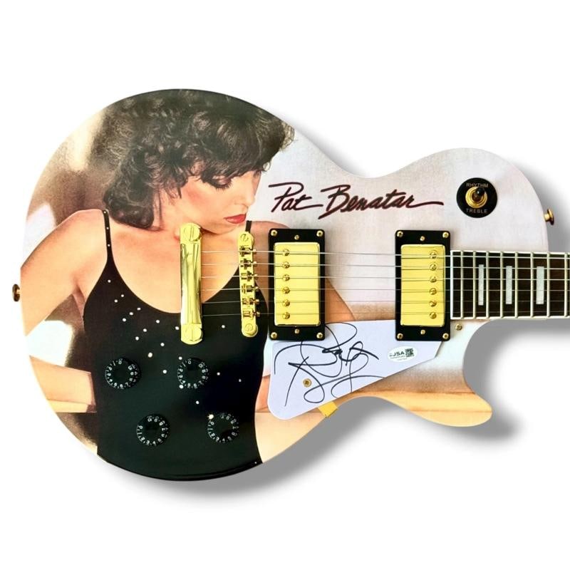 Pat Benatar Signed Guitar Custom Graphics JSA COA Crimes of Passion: Industry: Music,Signed: Yes,Autograph Authentication: James Spence (JSA),Object Type: Guitar & Guitar Pick,Original/Reproduction: Original,Country of Origin: United States