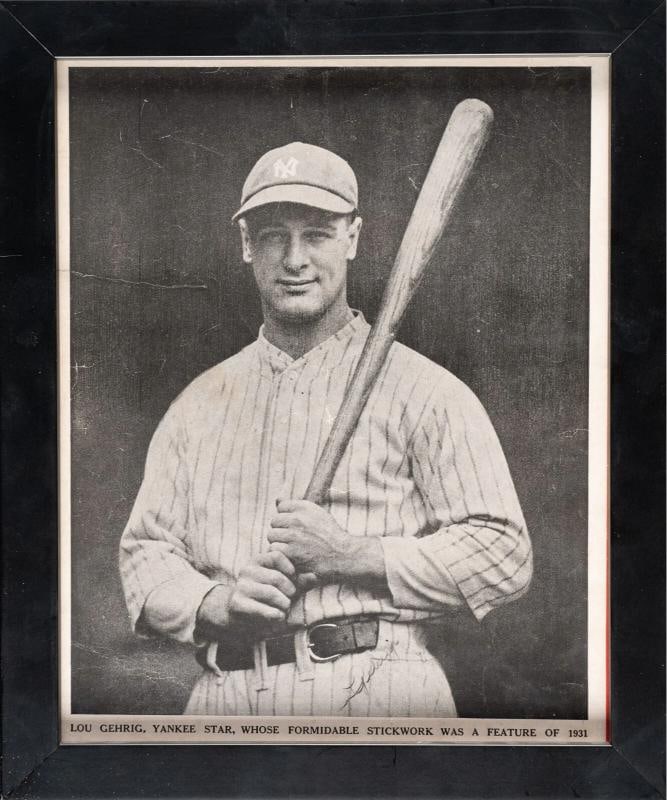 Lou Gehrig Signed Vintage 1931 8x10 Photo PSA DNA & JSA COA: Sport: Baseball-MLB,Player: Lou Gehrig,Original/Reprint: Original,Autograph Authentication: Professional Sports Authenticator (PSA),Product: Photo,Team: New York Yankees,Country of Origin: United