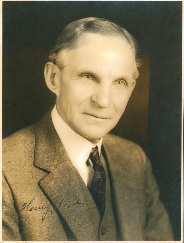 Henry Ford Authentic Signed 8x10 6.85x9.25 Photo Autographed BAS #AB14174: Condition: New: A brand-new, unused, unopened, undamaged item (including handmade items).. ,Autograph Authentication: Beckett,Original/Reproduction: Original,PRODUCT_COA: