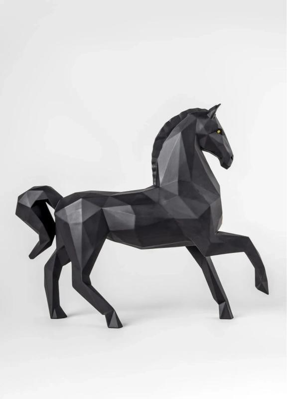 LladrÃƒÂ² Horse Sculpture Matte Black Limited Ref. 01009796 - Official - 3