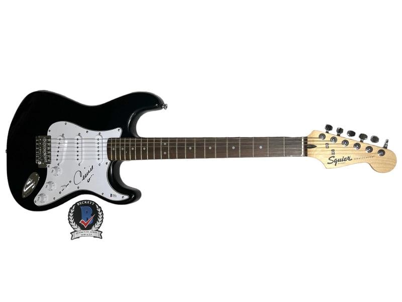 CELINE DION SIGNED AUTOGRAPH FENDER STRATOCASTER FULL SIZE GUITAR BAS BECKETT - 2