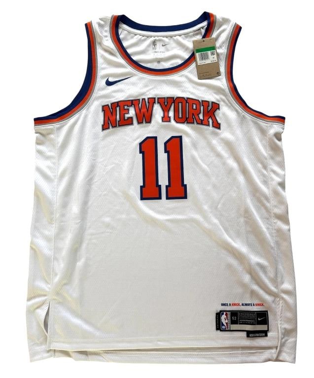 Jalen Brunson New York Knicks Signed Jersey Swingman Association 52 NWT Beckett - 3