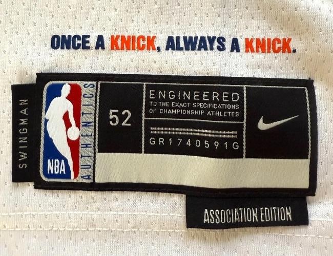 Jalen Brunson New York Knicks Signed Jersey Swingman Association 52 NWT Beckett - 4
