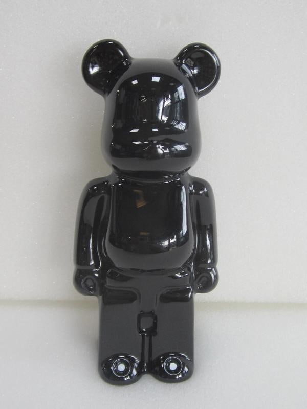 NEW BACCARAT CRYSTAL BE@RBRICK BLACK FIGURINE #2814153 BRAND NIB FRENCH - 5