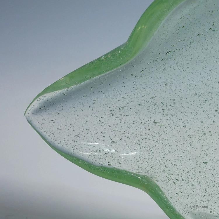 A Rare Art Glass bowl by Tyra Lundgren for Venini, Murano 1937 - 7