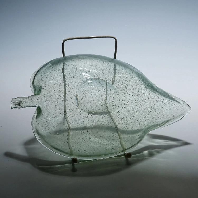 A Rare Art Glass bowl by Tyra Lundgren for Venini, Murano 1937 - 8