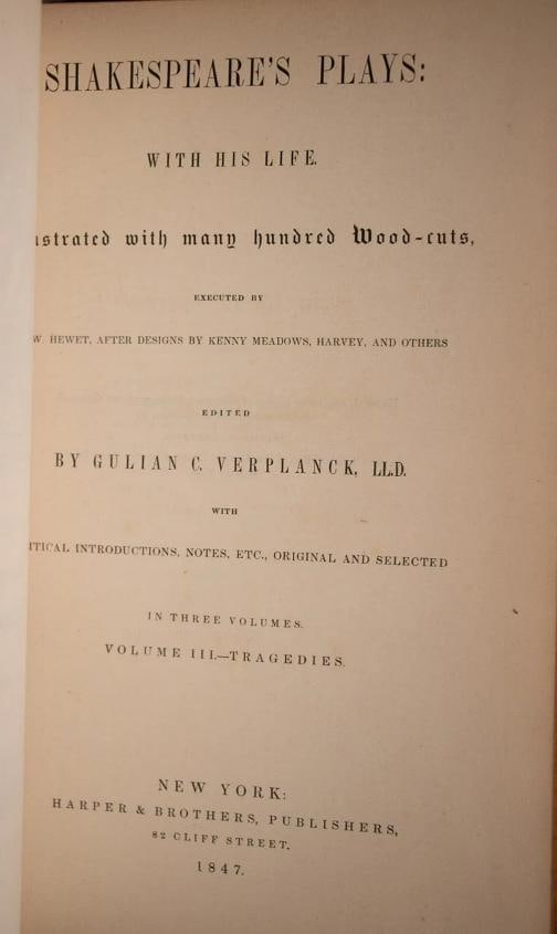 William Shakespeare / Illustrated Shakespeare / Shakespeare's Plays With His - 15