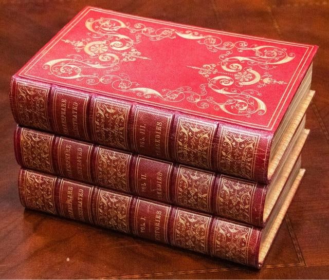William Shakespeare / Illustrated Shakespeare / Shakespeare's Plays With His: Author: William Shakespeare,Country of Origin: United States of America,Publisher: Harper & Brothers, Publishers,Year Printed: 1847,Special Attributes: Illustrated,Binding: Leather